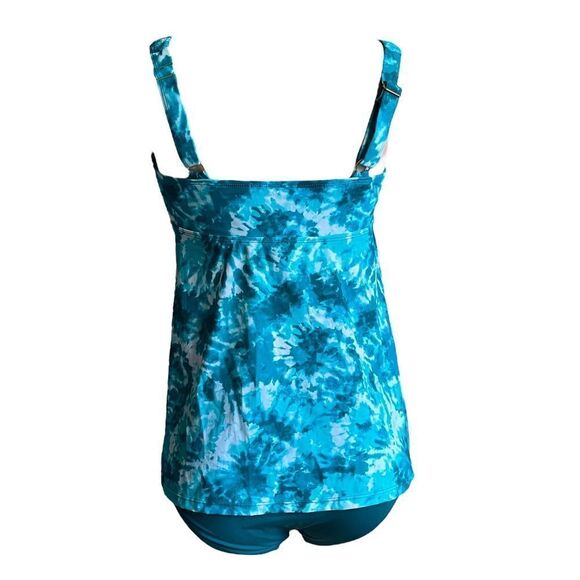 Kim Gravel x Swimsuits For All Flowy Tankini and Brief Set - Picture 6 of 8